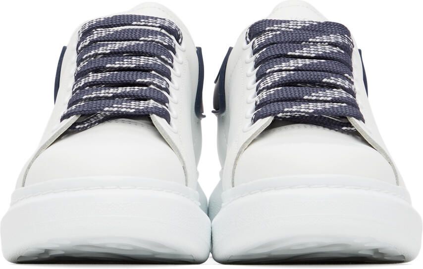 Alexander McQueen White & Black Oversized Sneakers - Picture 3