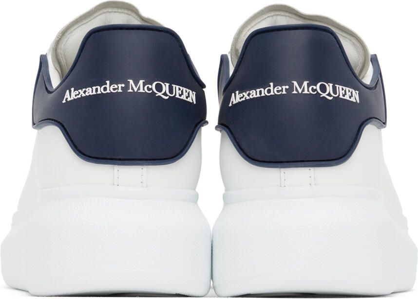 Alexander McQueen White & Black Oversized Sneakers - Picture 2