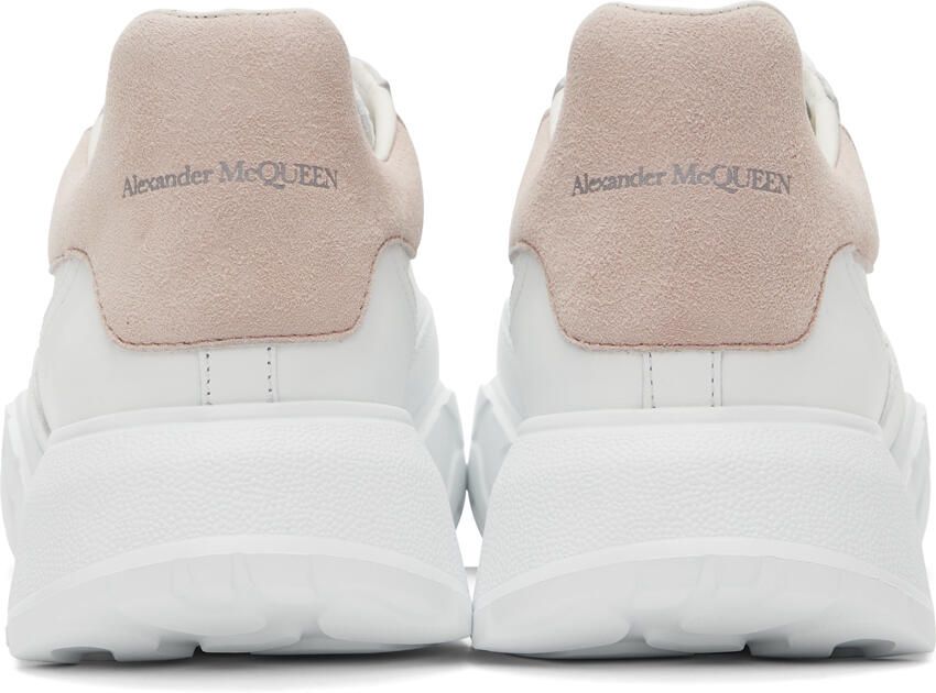 Alexander McQueen White & Pink Court Trainer Sneakers - Picture 2