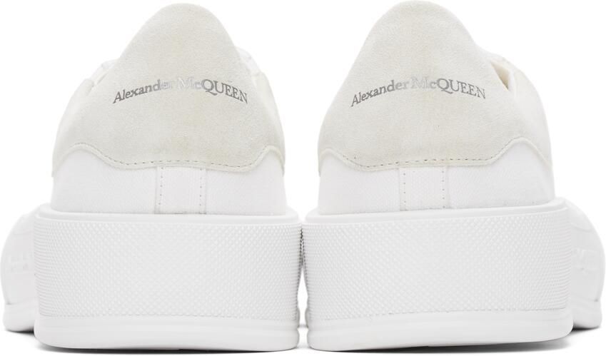 Alexander McQueen White Deck Lace-Up Plimsoll - Picture 2