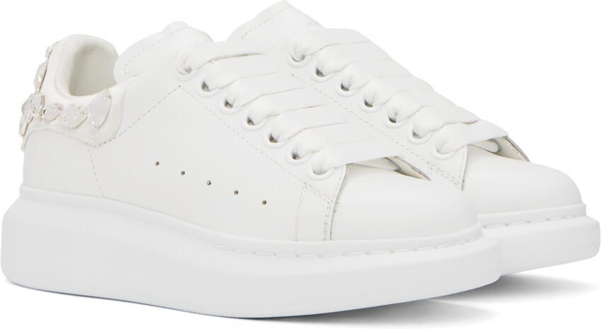 Alexander McQueen White Larry Sneakers - Picture 2