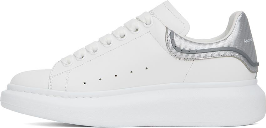 Alexander McQueen White Larry Sneakers - Picture 3