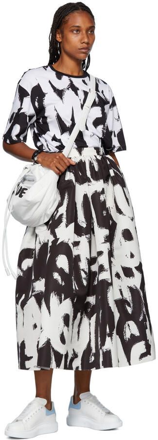 Alexander McQueen White Oversized Sneakers - Picture 4