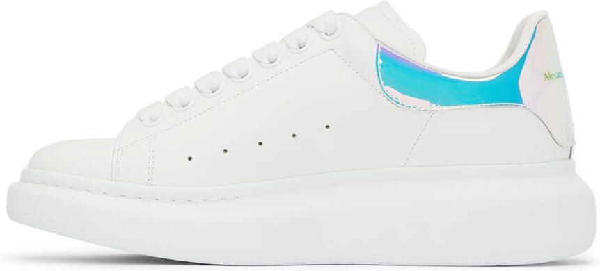 Alexander McQueen White Oversized Sneakers - Picture 3