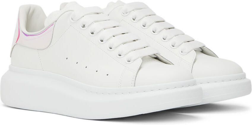 Alexander McQueen White Oversized Sneakers - Picture 2
