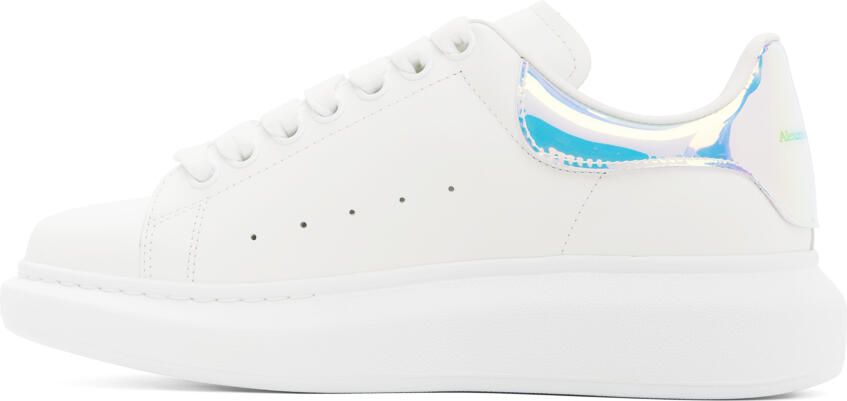 Alexander McQueen White Oversized Sneakers - Picture 3