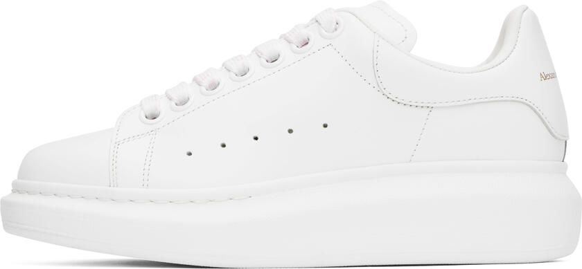 Alexander McQueen White Oversized Sneakers - Picture 3