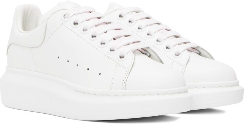 Alexander McQueen White Oversized Sneakers - Picture 2