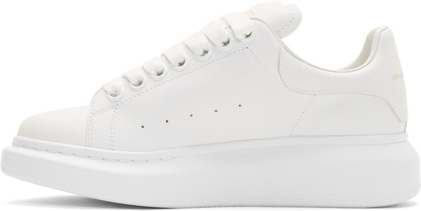 Alexander McQueen White Oversized Sneakers - Picture 2