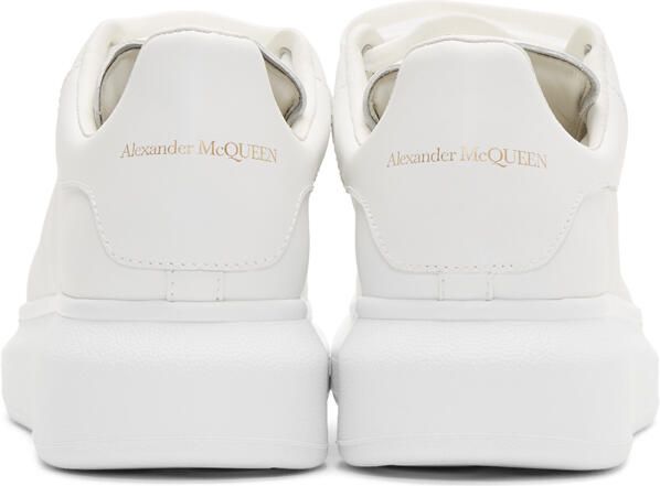 Alexander McQueen White Oversized Sneakers - Picture 4