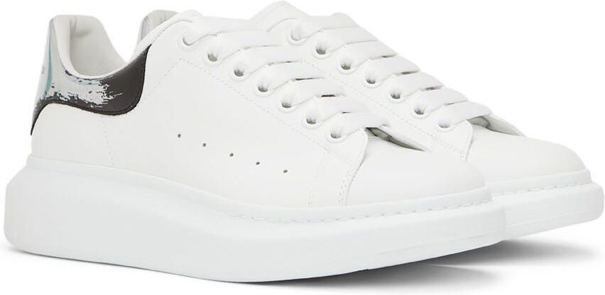 Alexander McQueen White Oversized Sneakers - Picture 2