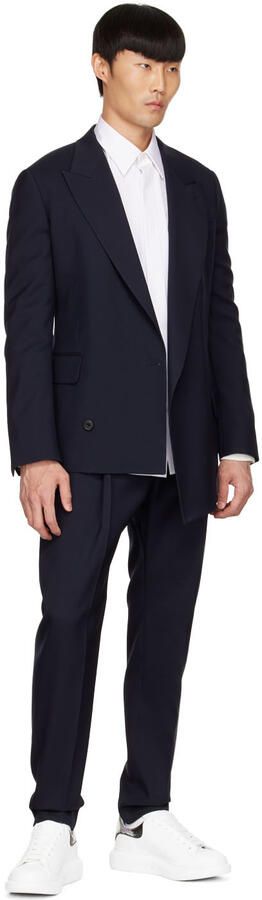 Alexander McQueen White Oversized Sneakers - Picture 4