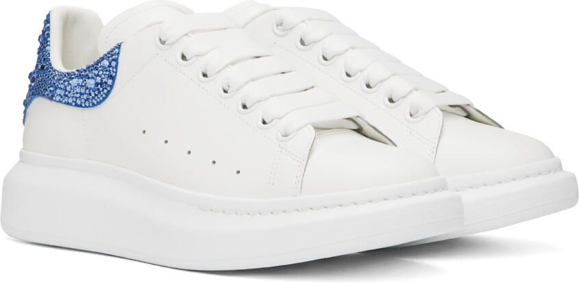 Alexander McQueen White Oversized Sneakers - Picture 2