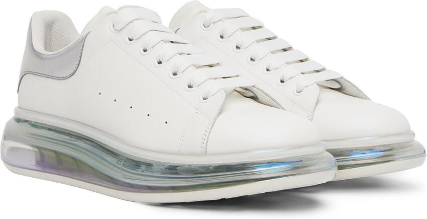 Alexander McQueen White Oversized Sneakers - Picture 2