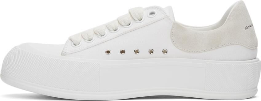 Alexander McQueen White Pimsoll Sneakers - Picture 4
