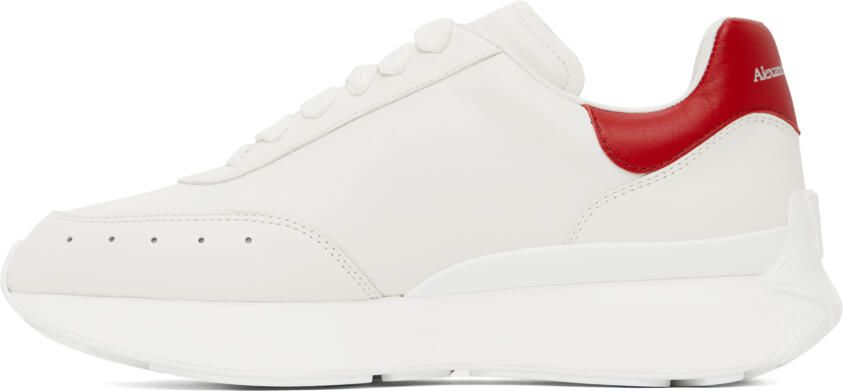 Alexander McQueen White Sprint Sneakers - Picture 3
