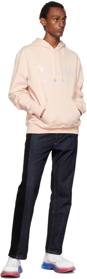 Alexander McQueen White Tread Slick Hi Sneakers - Picture 4