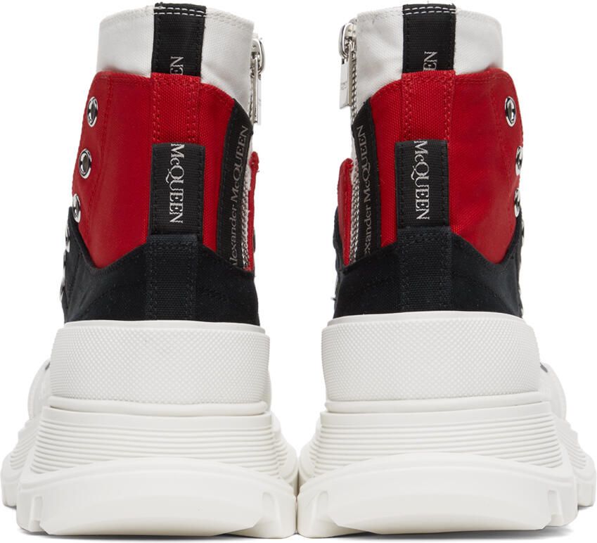 Alexander McQueen White Tread Slick Sneakers