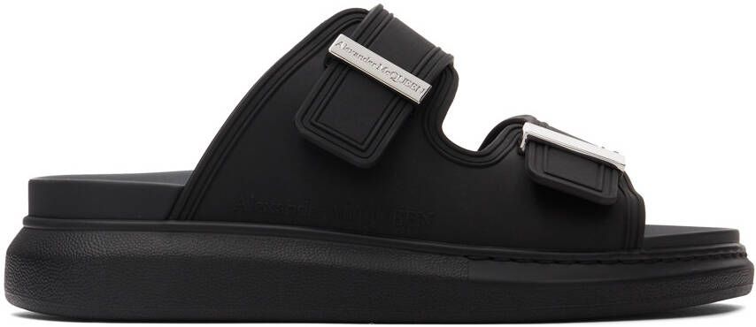 Alexander McQueen Black Hybrid Sandals - Picture 5