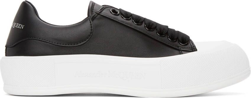 Alexander McQueen Black Joey Sneakers - Picture 5