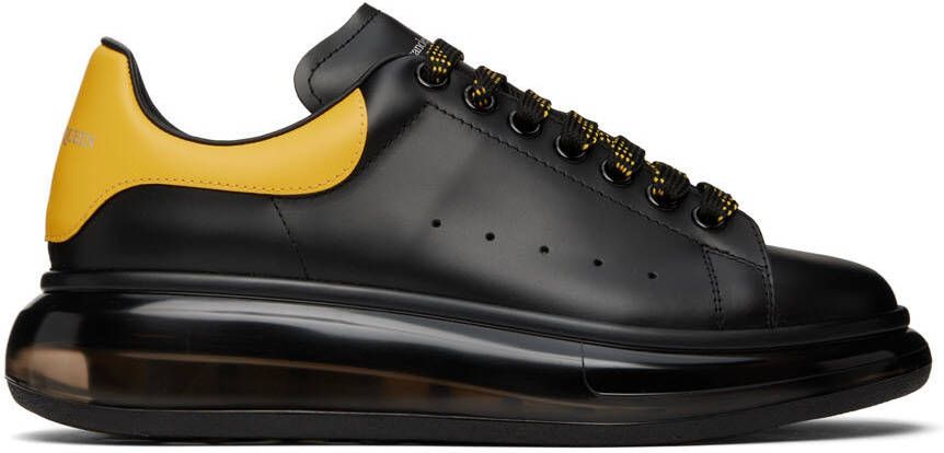 Alexander McQueen Black Oversized Sneakers - Picture 5