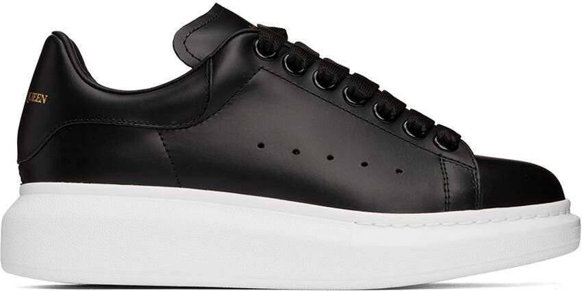 Alexander McQueen Black Oversized Sneakers - Picture 5