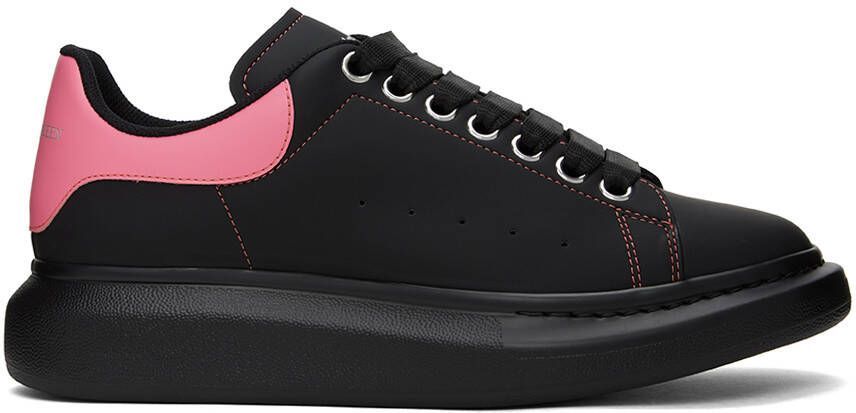 Alexander McQueen Black Oversized Sneakers - Picture 5