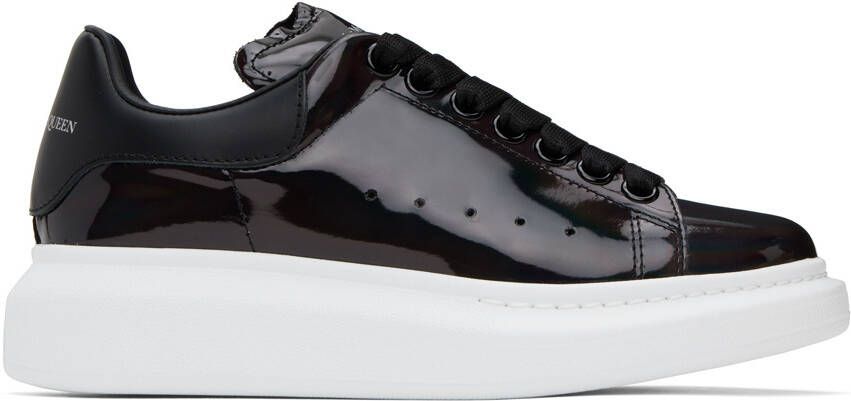 Alexander McQueen Black Oversized Sneakers - Picture 5