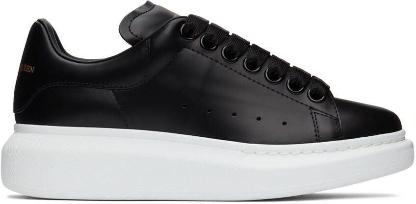 Alexander McQueen Black Oversized Sneakers - Picture 5