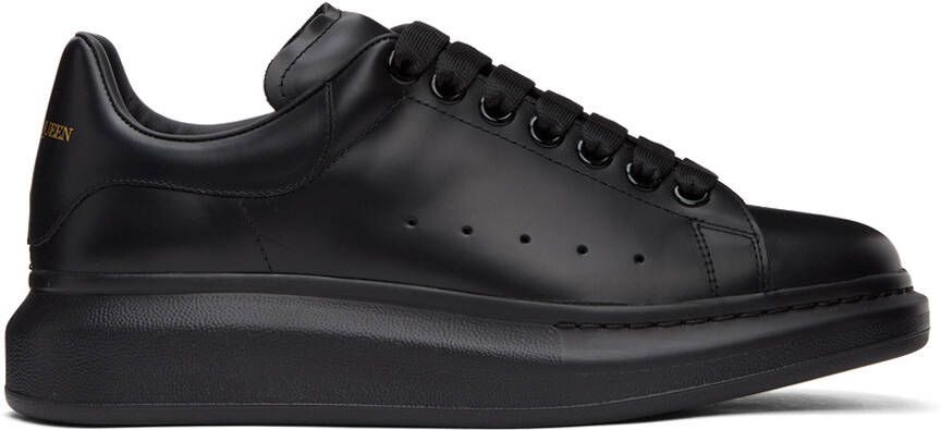Alexander McQueen Black Oversized Sneakers - Picture 3