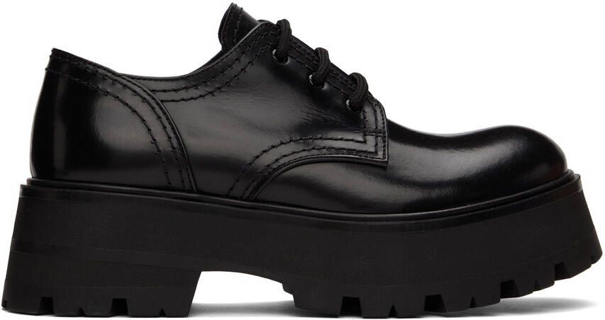 Alexander McQueen Black Rave Oxfords - Picture 5