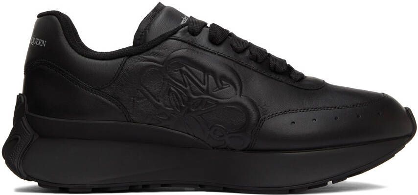 Alexander McQueen Black Sprint Runner Sneakers - Picture 5