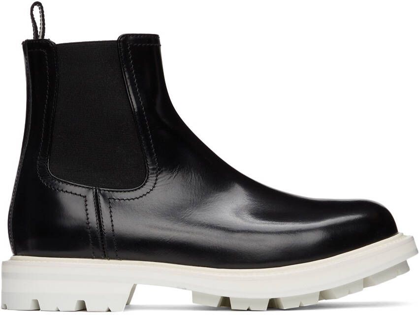 Alexander McQueen Black Worker Chelsea Boots - Picture 5