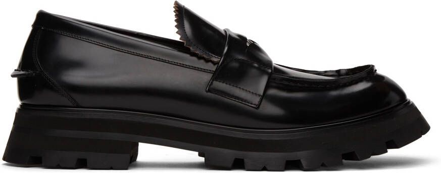 Alexander McQueen Black Worker Loafers - Picture 4