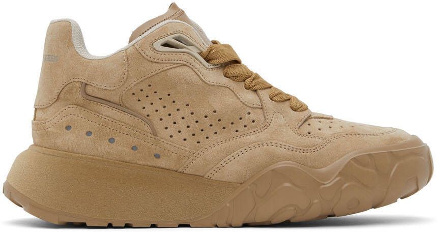 Alexander McQueen Brown Court Low-Top Sneakers - Picture 4