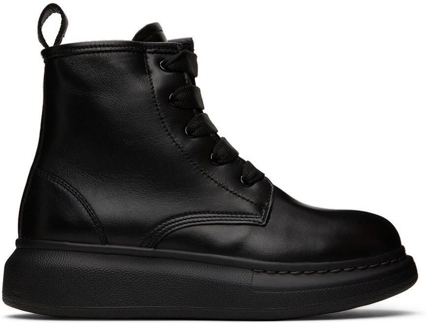 Alexander McQueen Kids Black Molly Boots