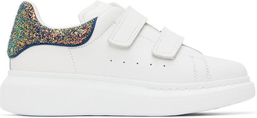 Alexander McQueen Kids White Oversized Disco Sneakers - Picture 5