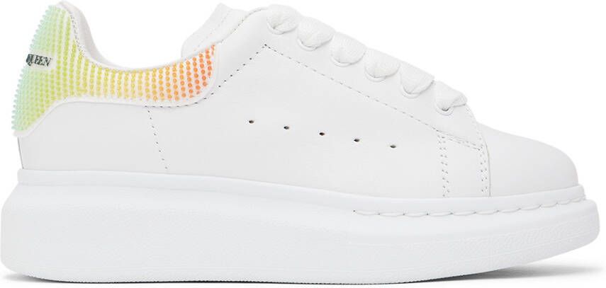 Alexander McQueen Kids White Oversized Sneakers - Picture 4