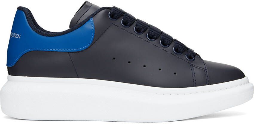 Alexander McQueen Navy Oversized Sneakers - Picture 5