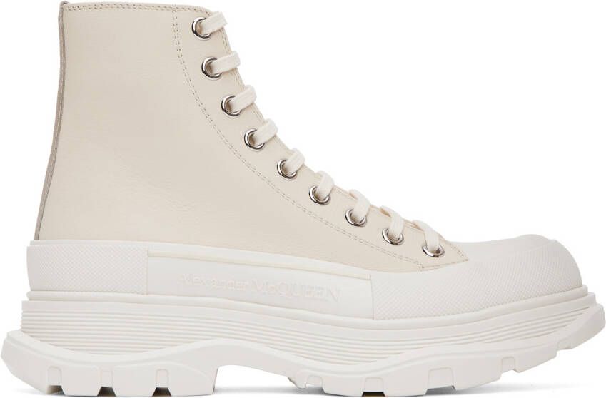 Alexander McQueen Off-White Tread Slick Sneakers