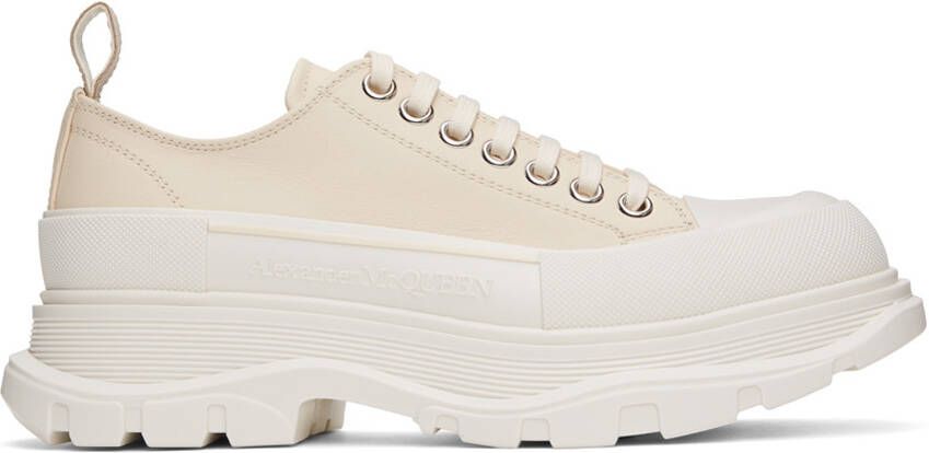 Alexander McQueen Off-White Tread Slick Sneakers