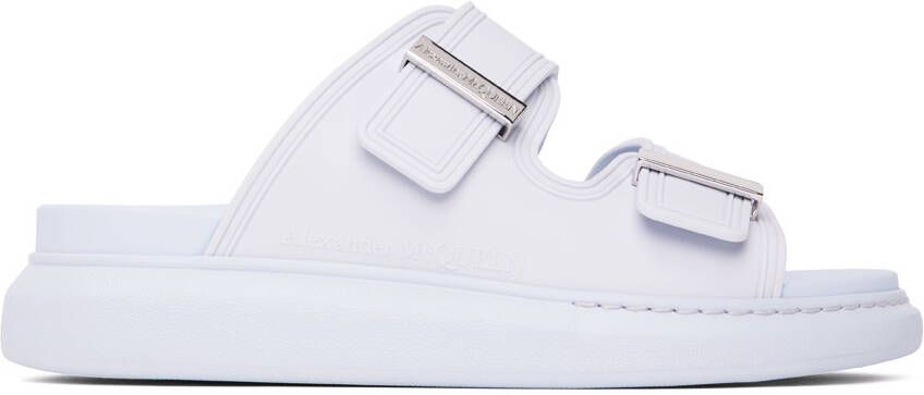 Alexander McQueen Purple Hybrid Slides - Picture 5