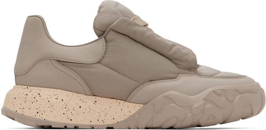 Alexander McQueen Taupe Court Sneakers - Picture 5