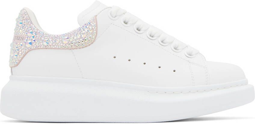 Alexander McQueen White Larry Sneakers - Picture 5