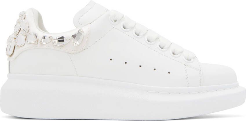 Alexander McQueen White Larry Sneakers - Picture 5