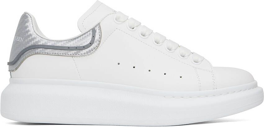 Alexander McQueen White Larry Sneakers - Picture 5