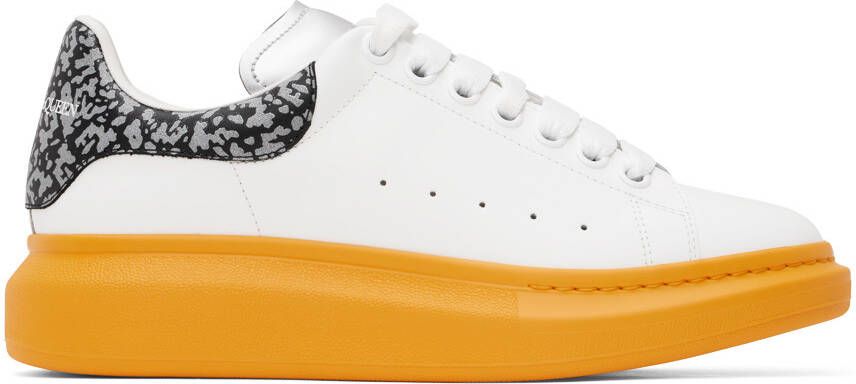 Alexander McQueen White Larry Sneakers - Picture 4