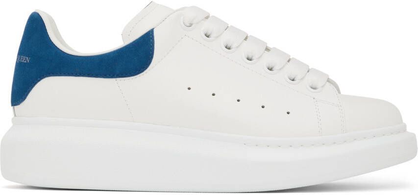 Alexander McQueen White Oversized Low-Top Sneakers - Picture 5