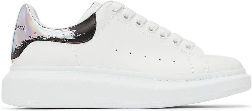 Alexander McQueen White Oversized Sneakers - Picture 5