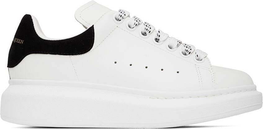 Alexander McQueen White Oversized Sneakers - Picture 5